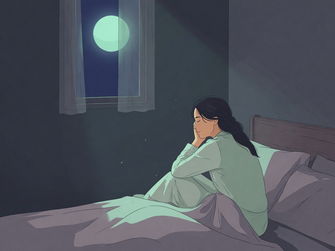Calm evening rest supporting better sleep